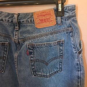 Vintage Levi Denim Mini Skirt